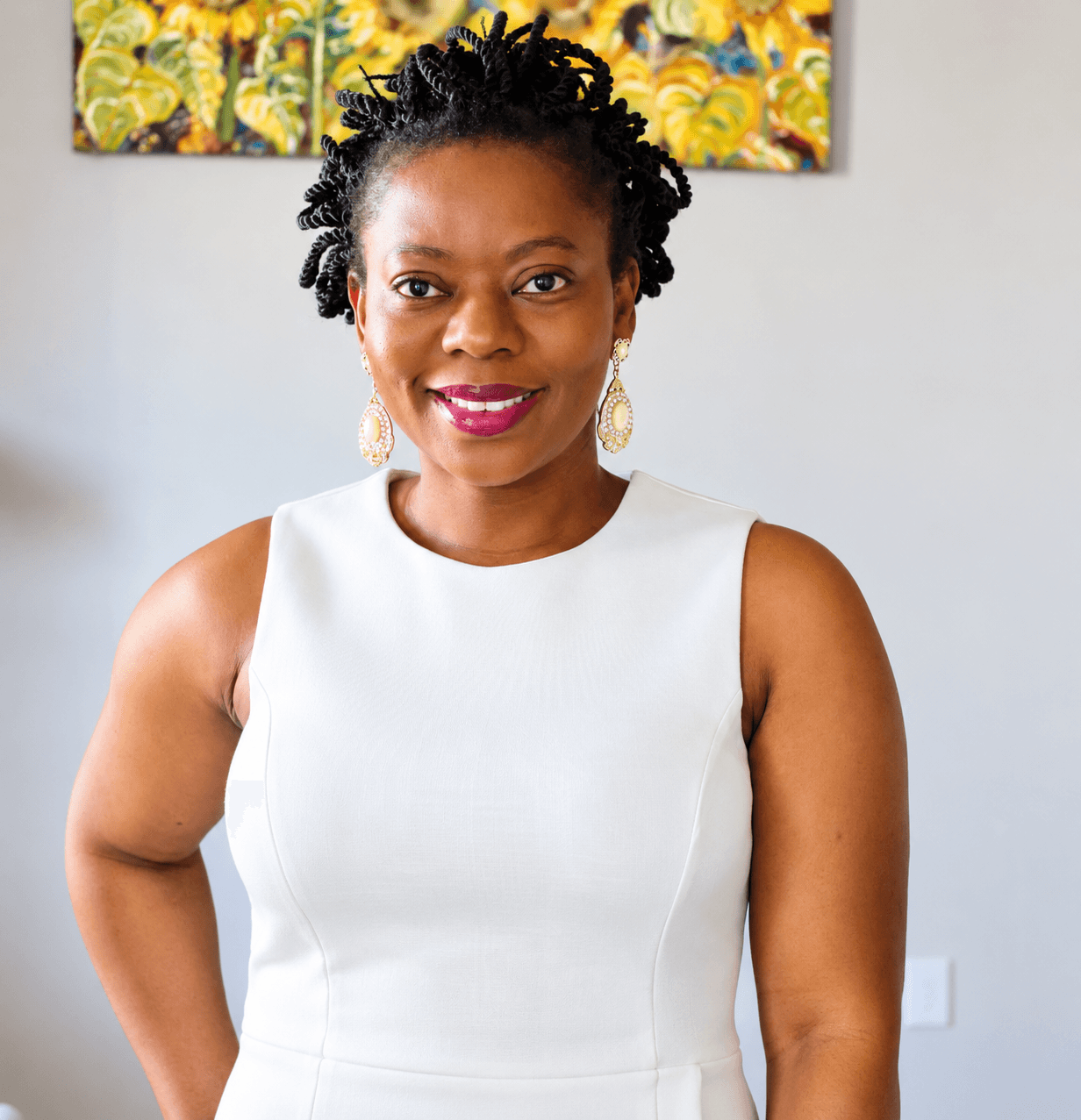 Portrait of Dr. Eya Touglo, founder of Cornerstone Social Circle